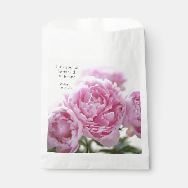 Sachets En Papier Pies roses (Devant)