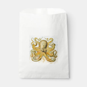 Sachets En Papier Pieuvre marine peinte calmar Kraken