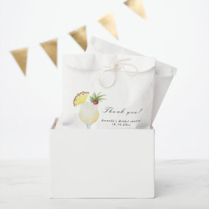 Sachets En Papier Pina Colada Cocktail Baby Shower