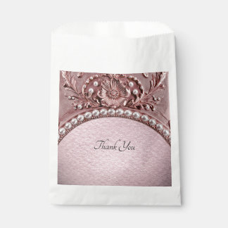 Sachets En Papier Pink Flower Favor Bag