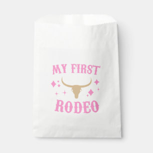 Sachets En Papier Pink My First Rodeo Cowgirl 1er Anniversaire