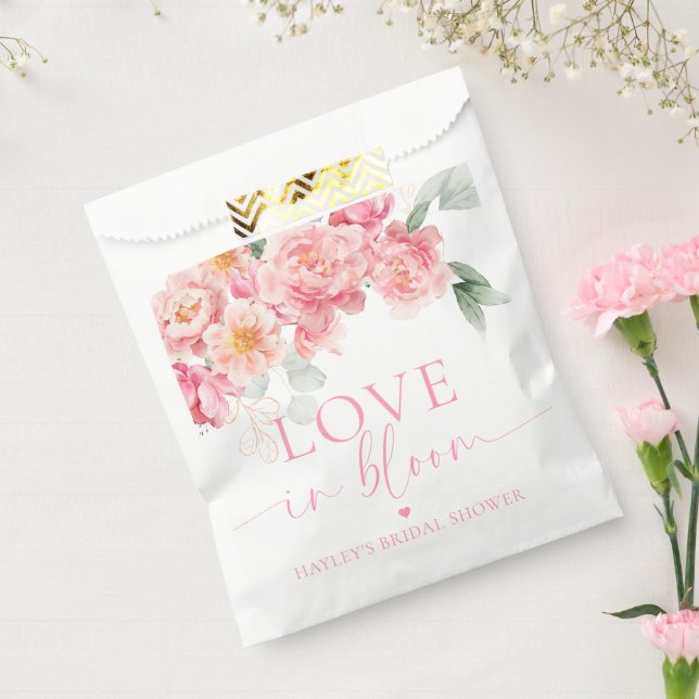 Sachets En Papier Piper Peony L'Amour Floral Dans La Fête des mariée (Scellé)
