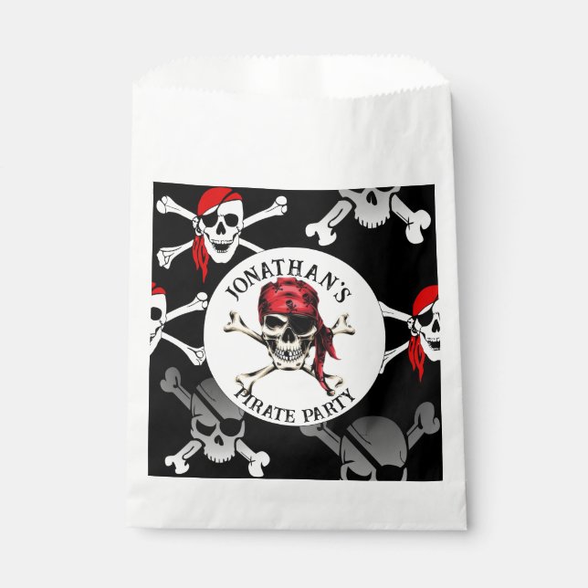 SACHETS EN PAPIER PIRATE ET OBJETS CROISÉS (Devant)