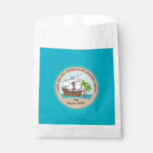 Sachets En Papier Pirate fête enfant faveur sac en papier