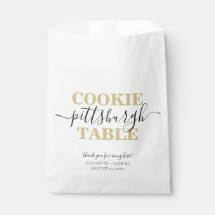 Sachets En Papier Pittsburgh Cookie Table Sac Favonalized