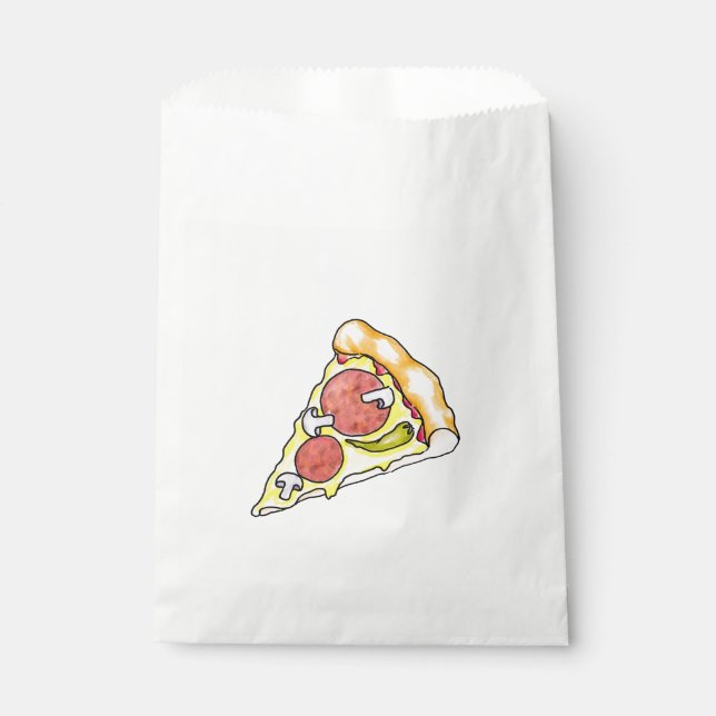 Sachets En Papier Pizza (Devant)