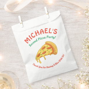 Sachets En Papier Pizza Anniversaire Fête Favoriser Sac