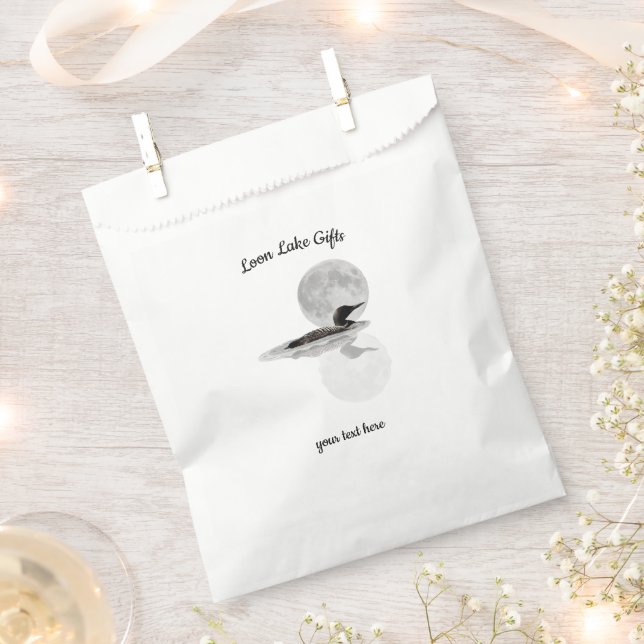 Sachets En Papier Plongeon sous la pleine lune (Coupé)