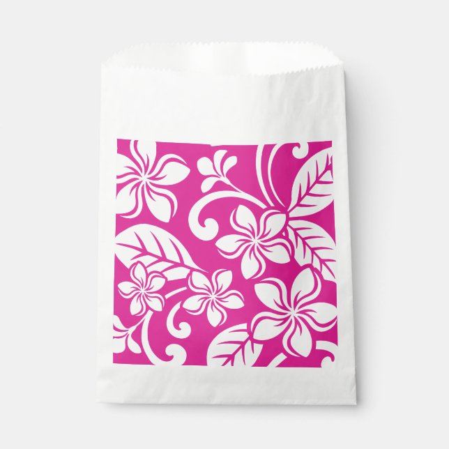 SACHETS EN PAPIER PLUMÉRIE DE L'ÎLE (ROSE CHAUD) (Devant)