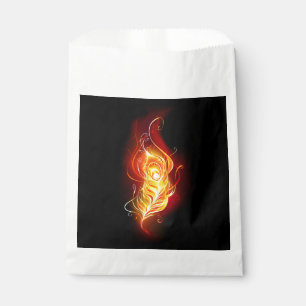 Sachets En Papier Plumes de paquetage de feu