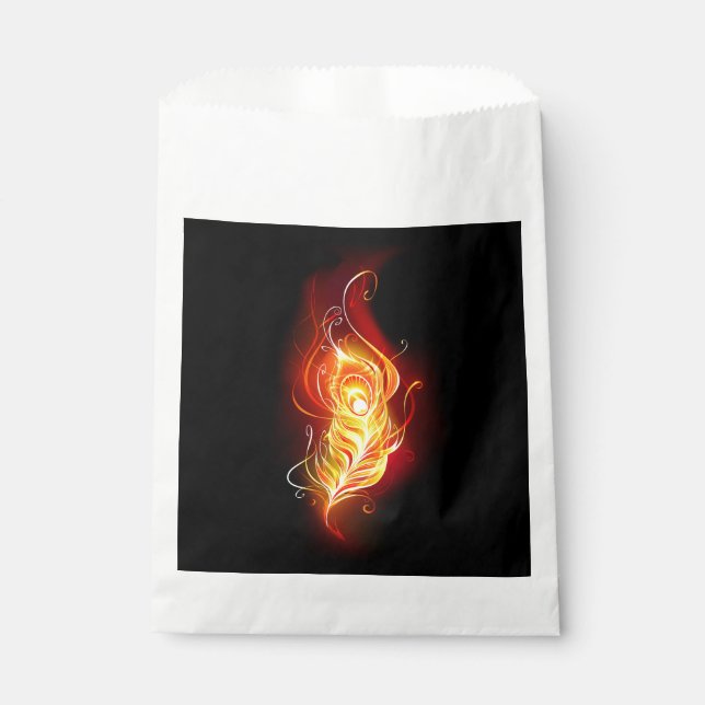 Sachets En Papier Plumes de paquetage de feu (Devant)