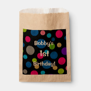 SACHETS EN PAPIER POINTS CHICS DE LA FAVEUR BAGS_BIRTHDAY POLK