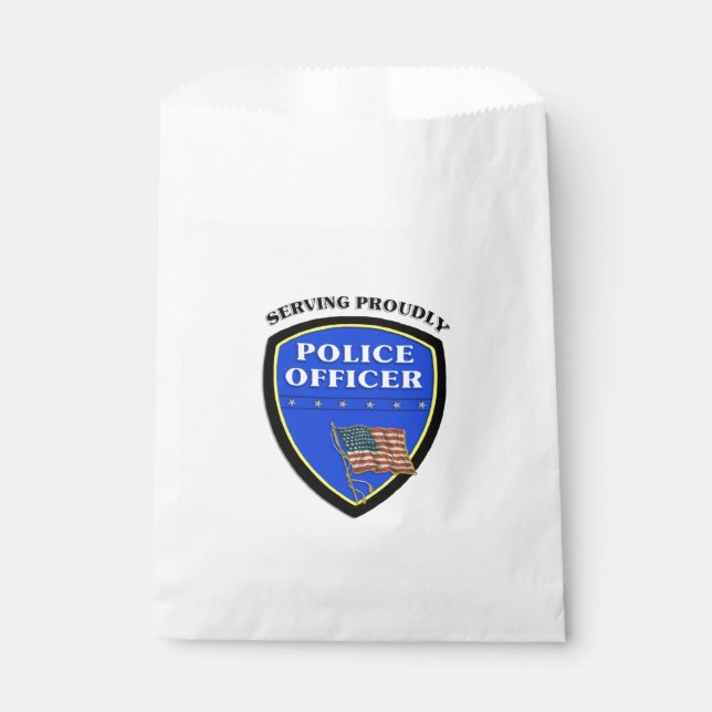 Sachets En Papier Police (Devant)