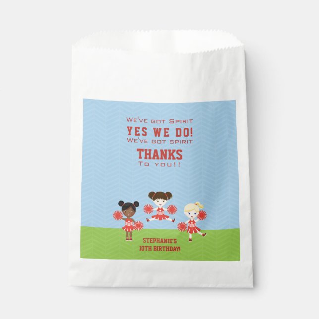 Sachets En Papier Pom-pom girl (Devant)