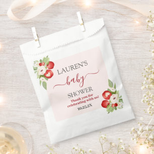 Sachets En Papier Pomme de notre Baby shower oculaire