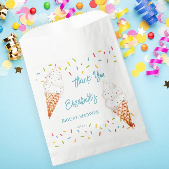 Sachets En Papier Pomme glacée nuptiale douche merci (Créateur téléchargé)