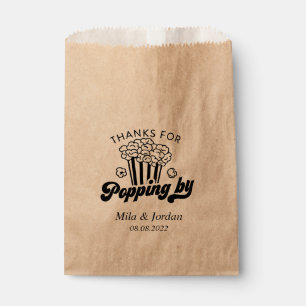 Sachets En Papier Popcorn Party Favoriser le sac cadeau