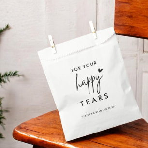 Sachets En Papier Pour votre paquet de tissus Mariage de bonnes larm
