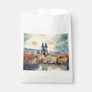 Sachets En Papier Prague nuit en République Tchèque