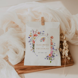 Sachets En Papier Prairie Florale Flirteuse Mariage d'Été