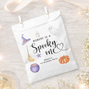 Sachets En Papier Premier anniversaire de Spooky One Halloween