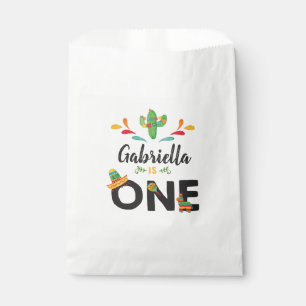 Sachets En Papier Premier sac de faveur d'anniversaire de fiesta