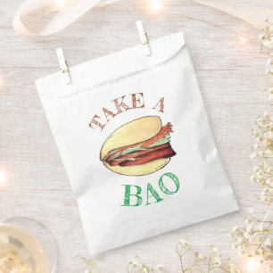 Sachets En Papier PRENEZ UN BAO Pork Belly Bun Chinese Taiwanese Foo