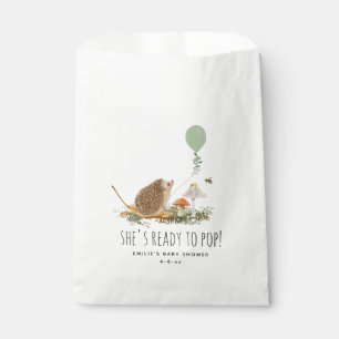 Sachets En Papier Prêt pour la pop champignons Hérisson Baby shower