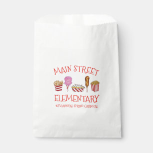 Sachets En Papier Printemps Fair Carnival Festival Aliments Corndog