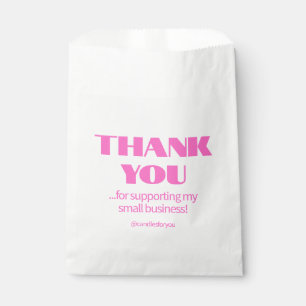 Sachets En Papier Professionnel Simple Moderne Rose Néon Noir