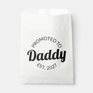 Sachets En Papier Promu Papa 2027 Nouveau Papa Cadeau Baby Shower Je