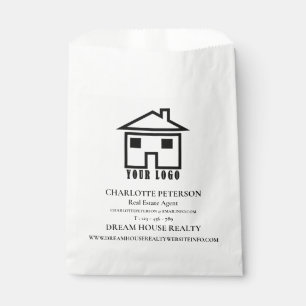 Sachets En Papier Publicité promotionnelle de l'agent immobilier