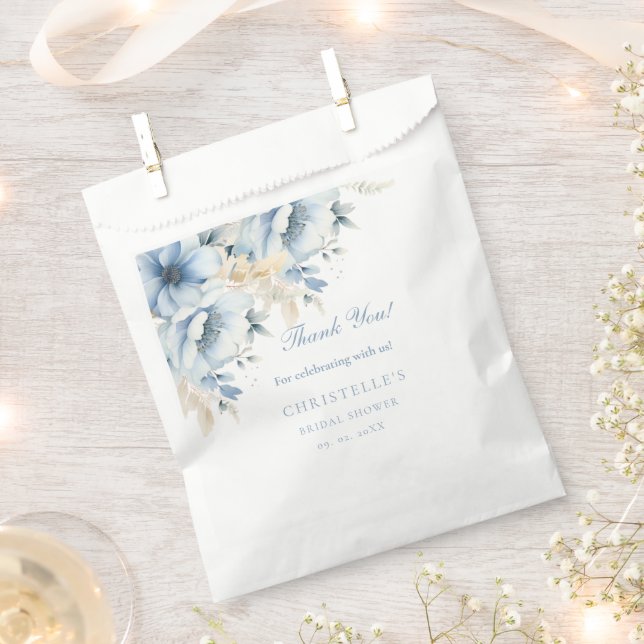 Sachets En Papier Quelque chose de bleu avant que je ne fasse la dou (Coupé)