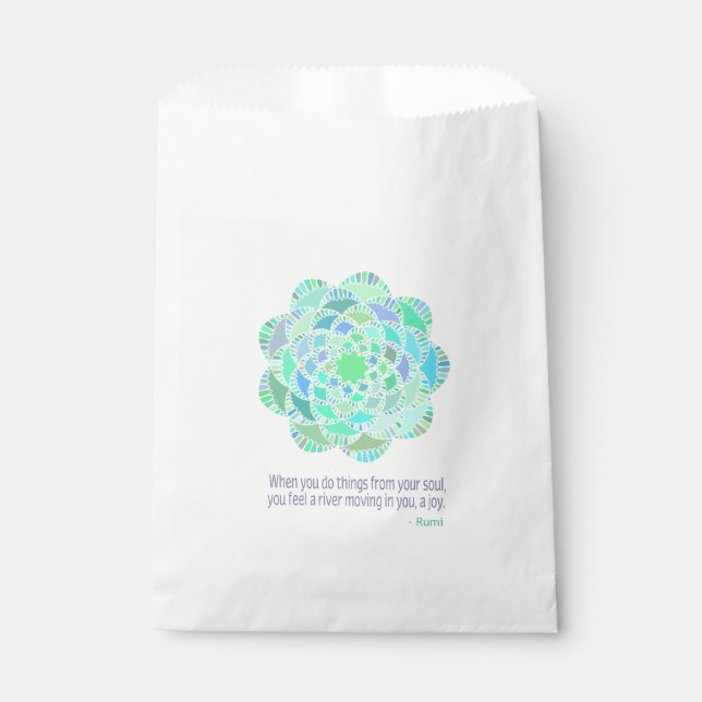 Sachets En Papier Quota de Mandala Rumi Joy (Devant)