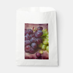 Sachets En Papier Raisins Rouge Et Vert