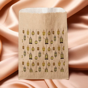 Sachets En Papier Ramadan Kareem Lanternes Mubarak Islam croissant