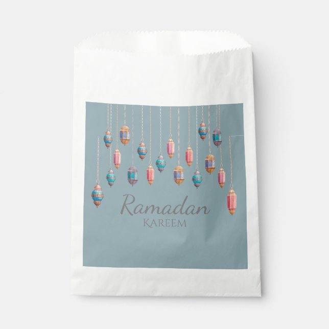 Sachets En Papier Ramadan Kareem sac cadeau pour la célébration (Devant)