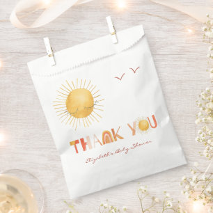 Sachets En Papier Ray of Sunshine Merci d'été Boho