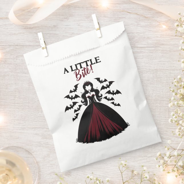 Sachets En Papier Reine Vampire Halloween (Coupé)
