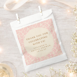 Sachets En Papier Remerciement personnalisé pour Baby Shower Floral 
