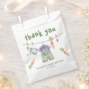 Sachets En Papier Remerciement pour une baby shower de produits loca