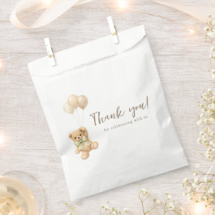 Sachets En Papier Remerciements pour une fête simple en l'honneur de