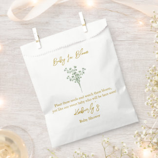 Sachets En Papier Respirations de bébé | Bébé en fleurs Graines Baby