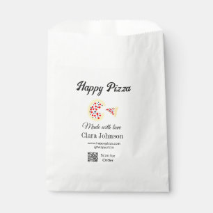 Sachets En Papier Restaurant de pizzas café pizzeria scannez le code