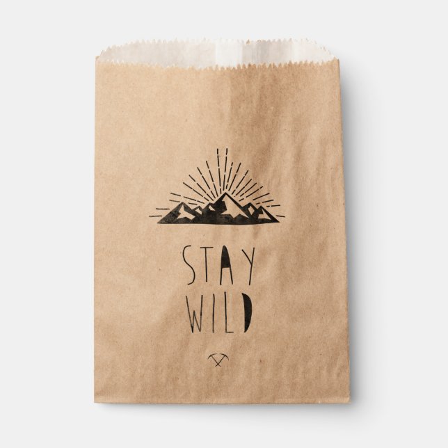 SACHETS EN PAPIER RESTER SAUVAGE (Devant)