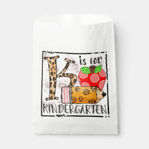 Sachets En Papier Retour À La Maternelle De L'École
