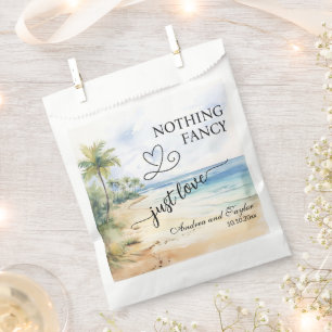 Sachets En Papier Rien de fantaisiste, juste un mariage élégant et a