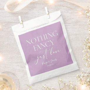 Sachets En Papier Rien de Fantastique Juste Amour Minimaliste Mariag