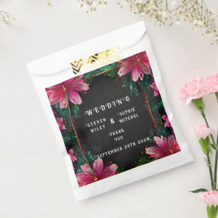 Sachets En Papier Romance florissante : Un thème Mariage floral