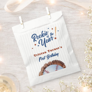 Sachets En Papier Rookie De L'Année 1Er Anniversaire Favoriser Les S